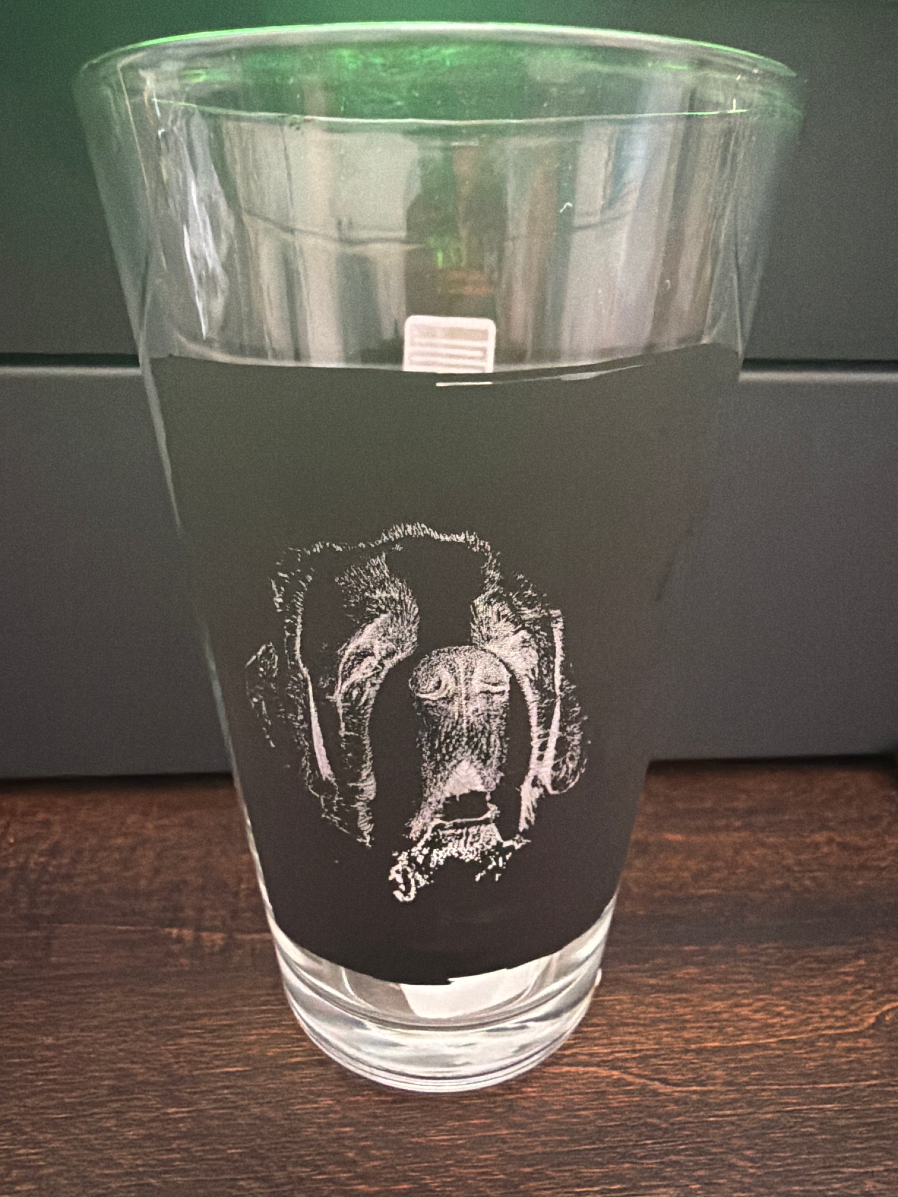 Custom pint glasses