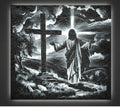 Jesus and Cross Coasters