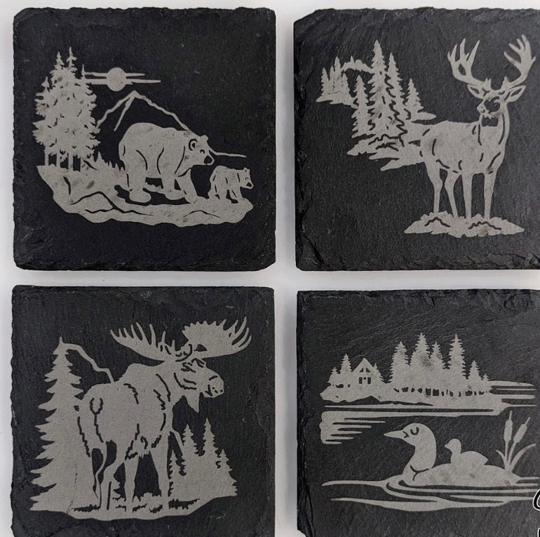 Outdoors variety coasters